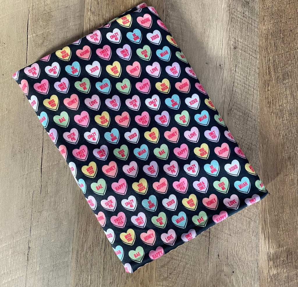 Conversation Hearts Twist Turban Headband