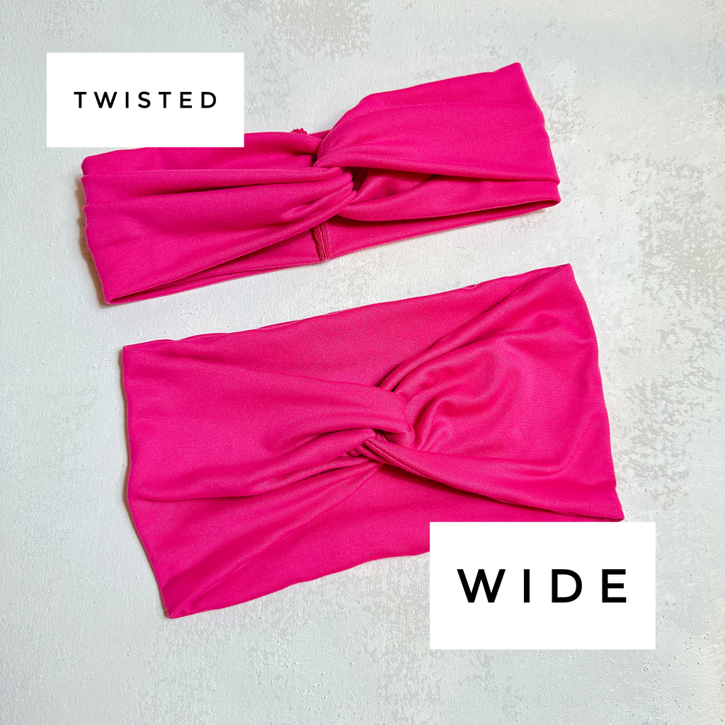 Hot Pink Twist Turban Headband